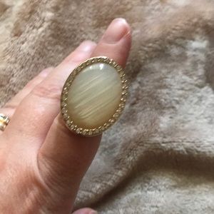 Opal and Crystal Premier Ring